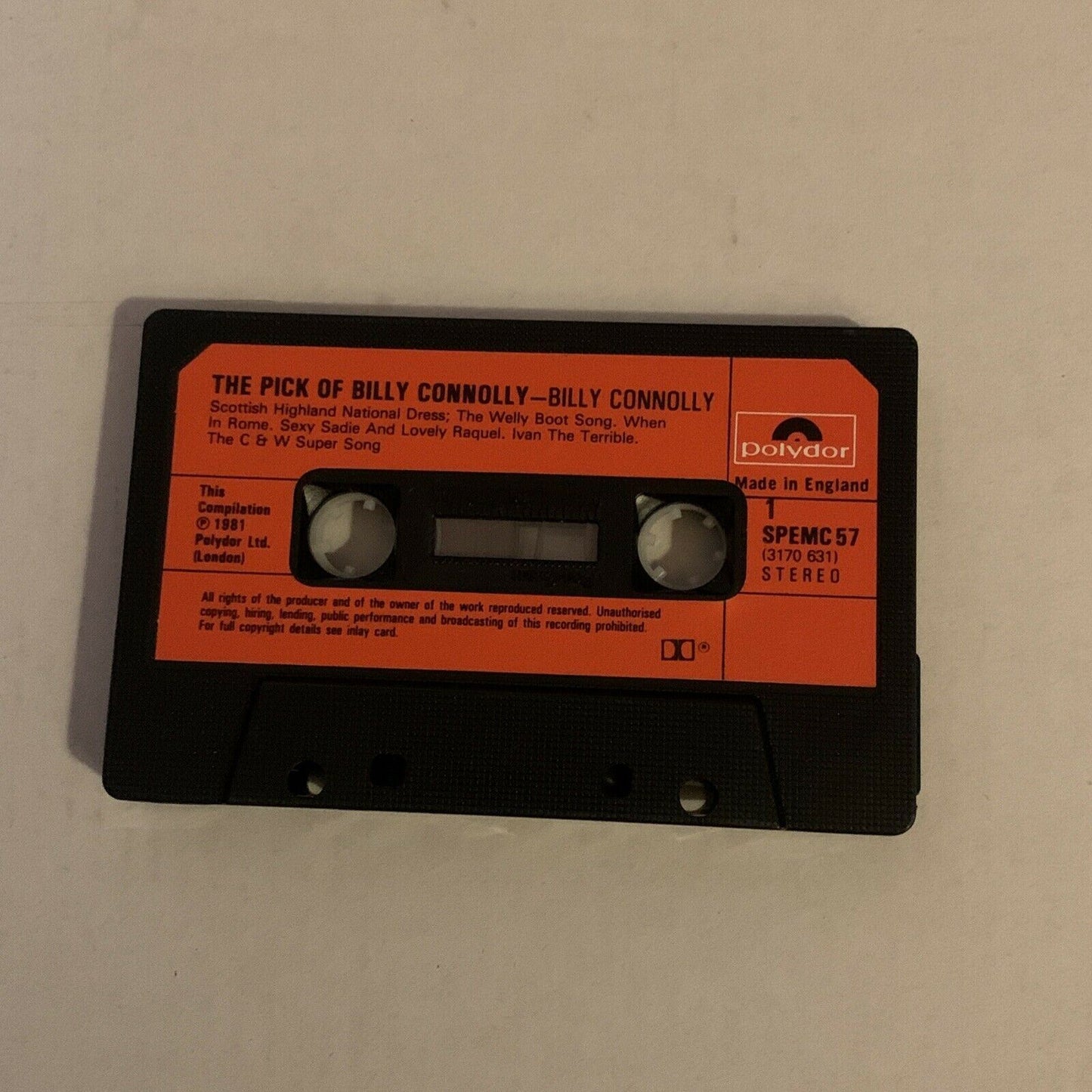 The Pick Of Billy Connolly - Audio Cassette Tape 1981