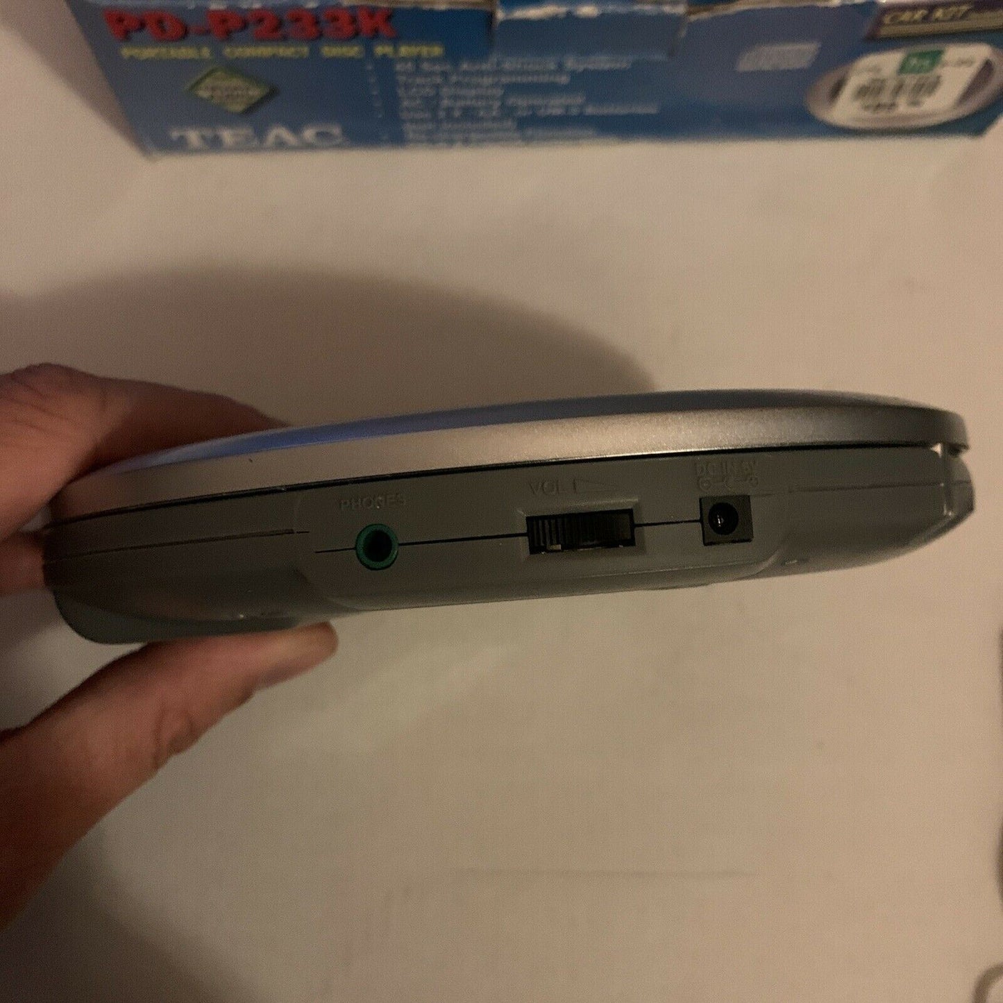 Teac Portable CD Player with Car Kit, AC Adapter and Headphones. CD-R/RW player