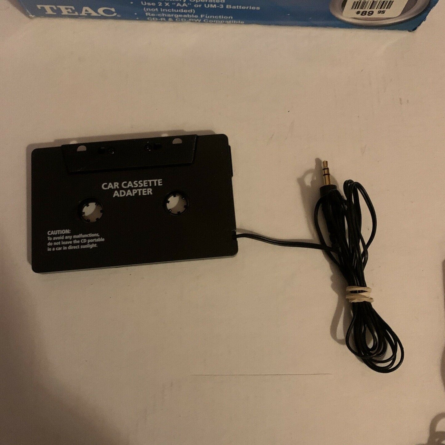 Teac Portable CD Player with Car Kit, AC Adapter and Headphones. CD-R/RW player