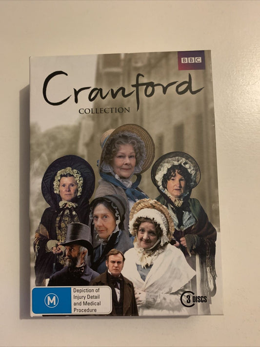 Cranford - Collection (DVD, 2010, 3-Disc) BBC Series. Region 4