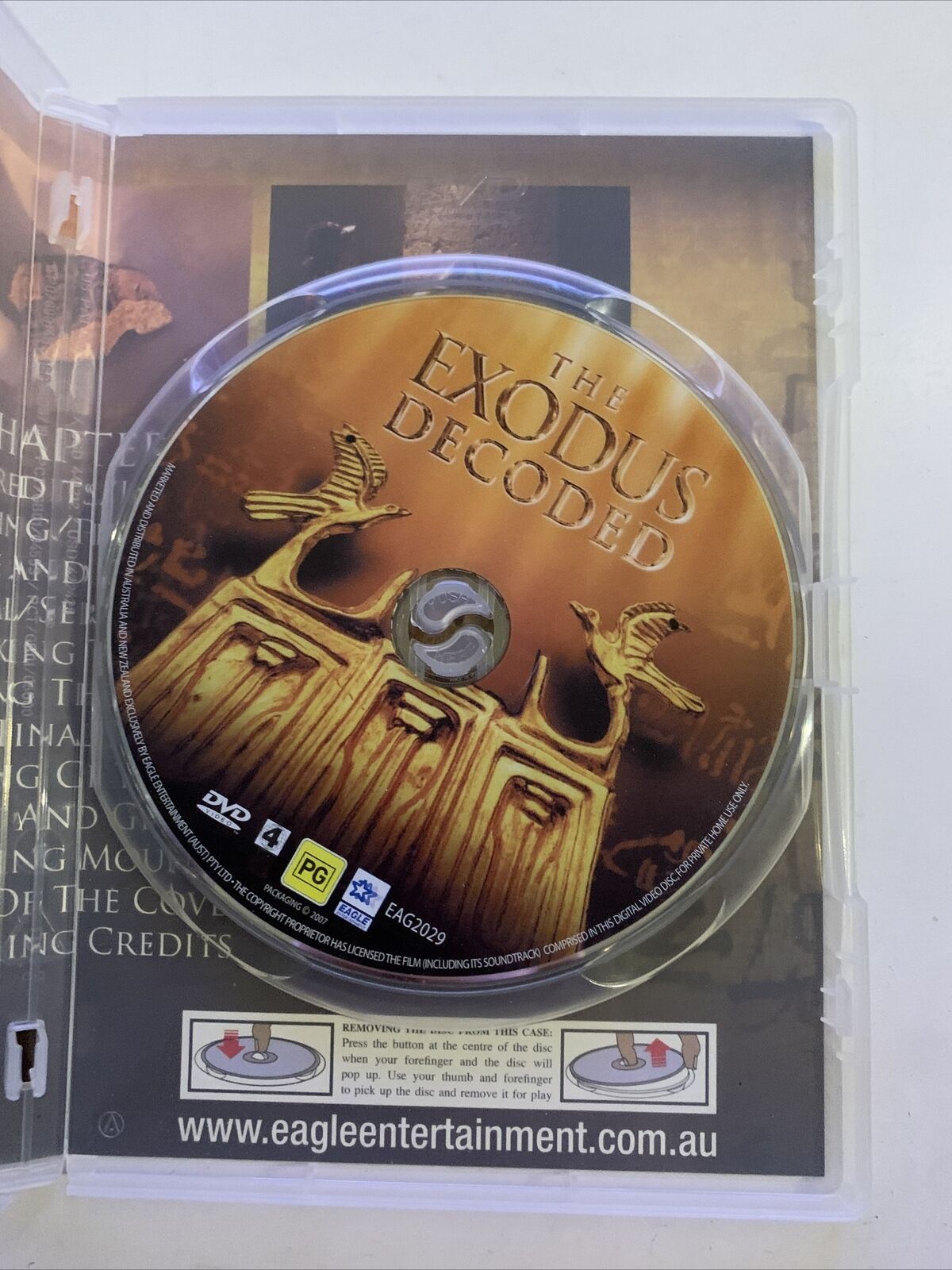 James Cameron The Exodus Decoded (DVD, 2006) Bible Documentary. Region 4