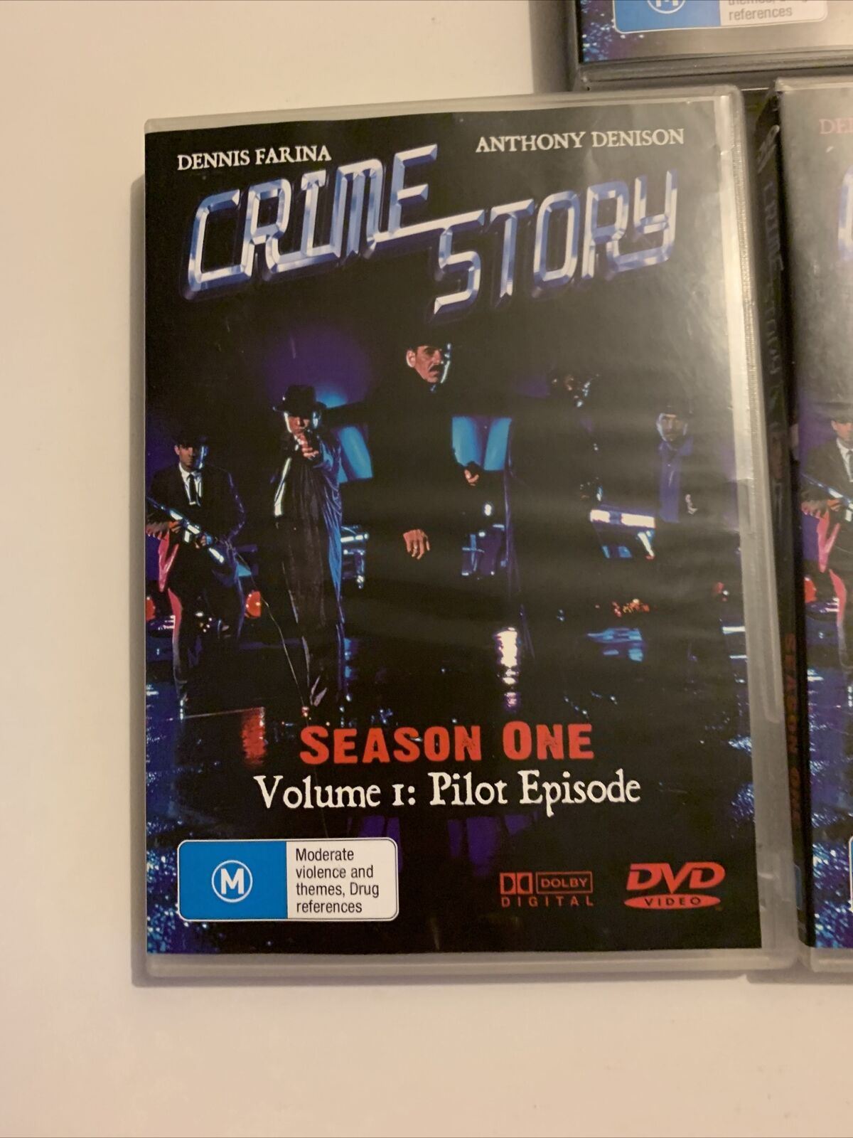 Crime Story Season 1 Vol 1,2,3 (DVD, 1986, 3-Disc) Dennis Farina. All Regions