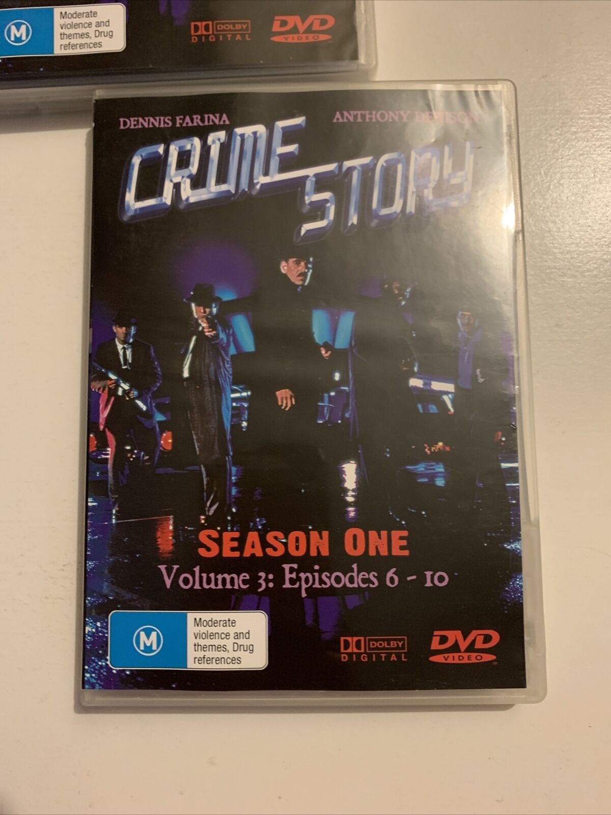 Crime Story Season 1 Vol 1,2,3 (DVD, 1986, 3-Disc) Dennis Farina. All Regions