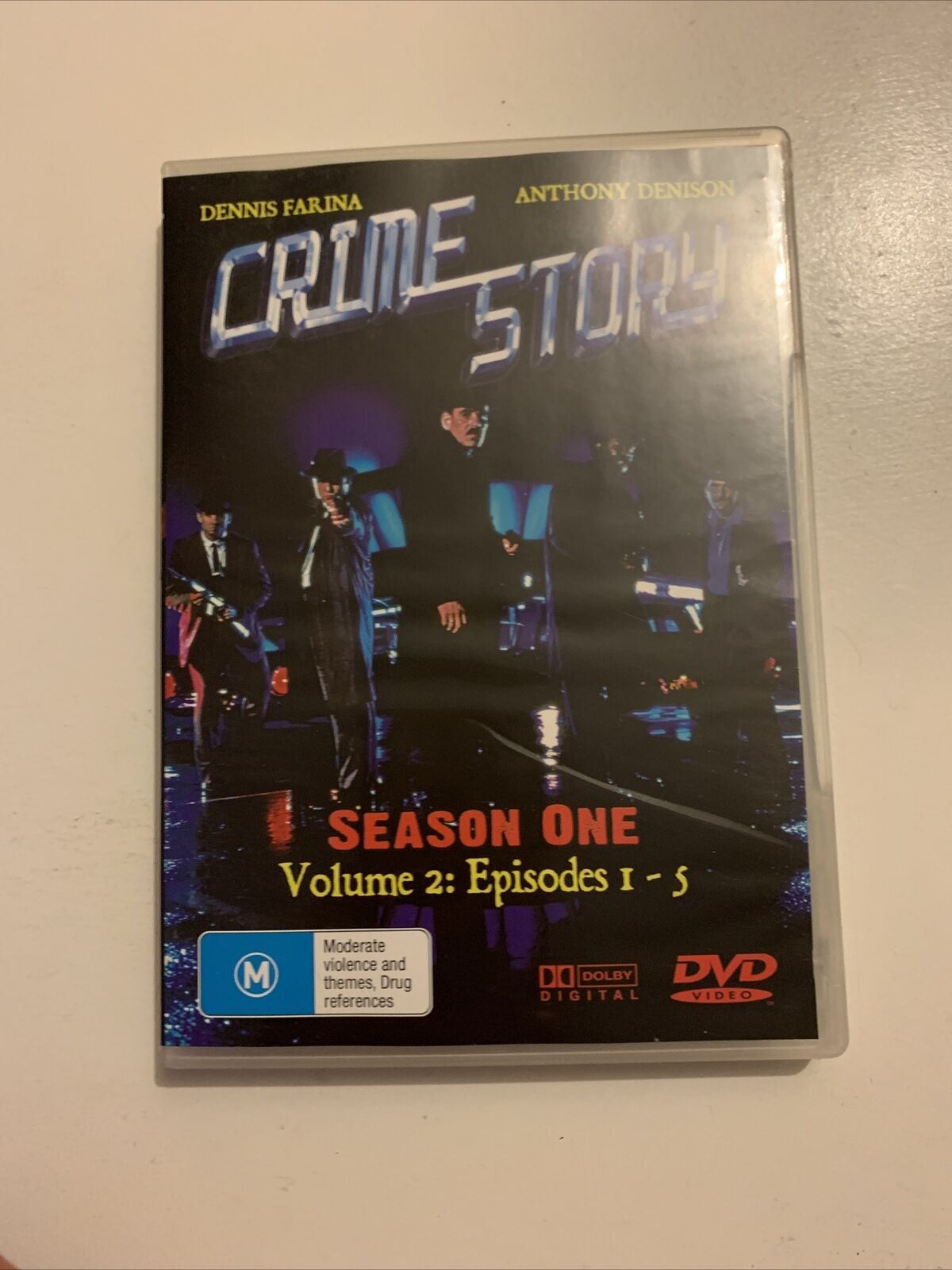 Crime Story Season 1 Vol 1,2,3 (DVD, 1986, 3-Disc) Dennis Farina. All Regions