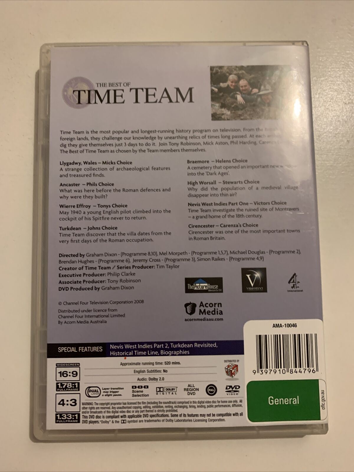 The Best Of Time Team (DVD, 2009, 3-Disc) Tony Robinson. All Regions