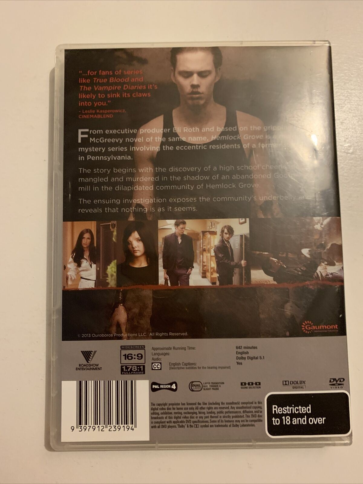 Hemlock Grove : Season 1 (DVD, 2015, 4-Disc Set) Region 4