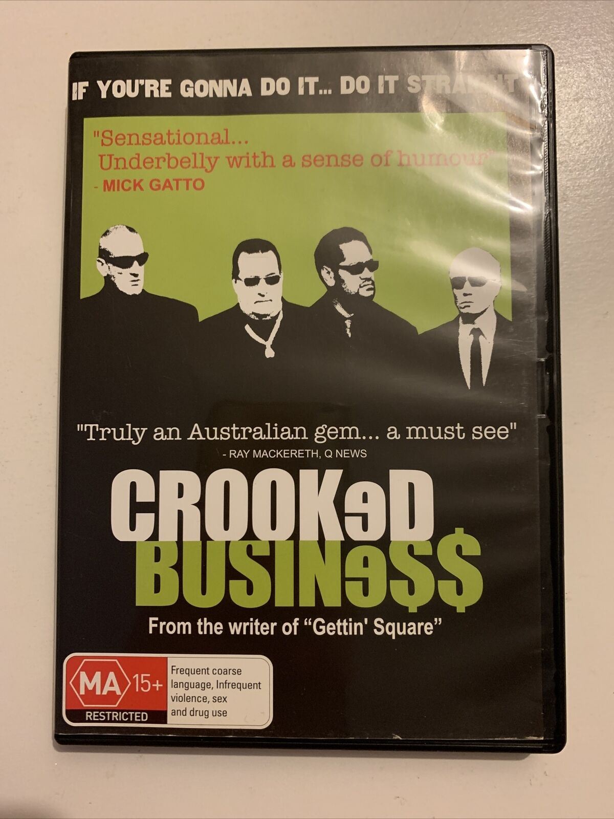 Crooked Business (DVD, 2008) Firass Diran, Kelly Atkinson, Anh Do Region 4