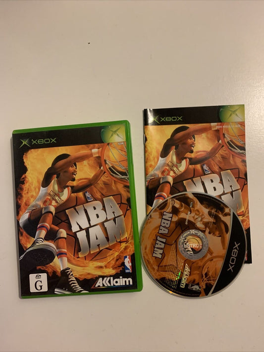 NBA Jam - Microsft Xbox Original PAL Game with Manual