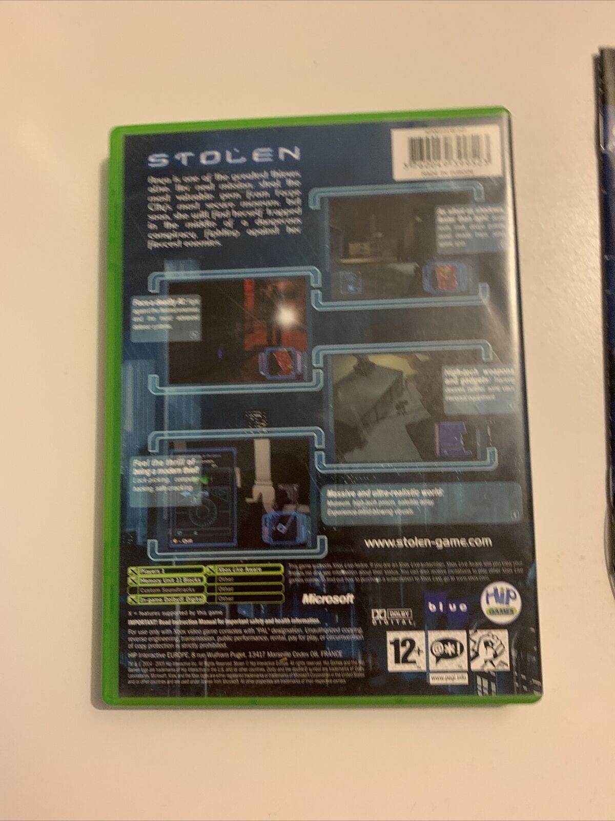 Stolen - Microsoft Xbox PAL Game with Manual