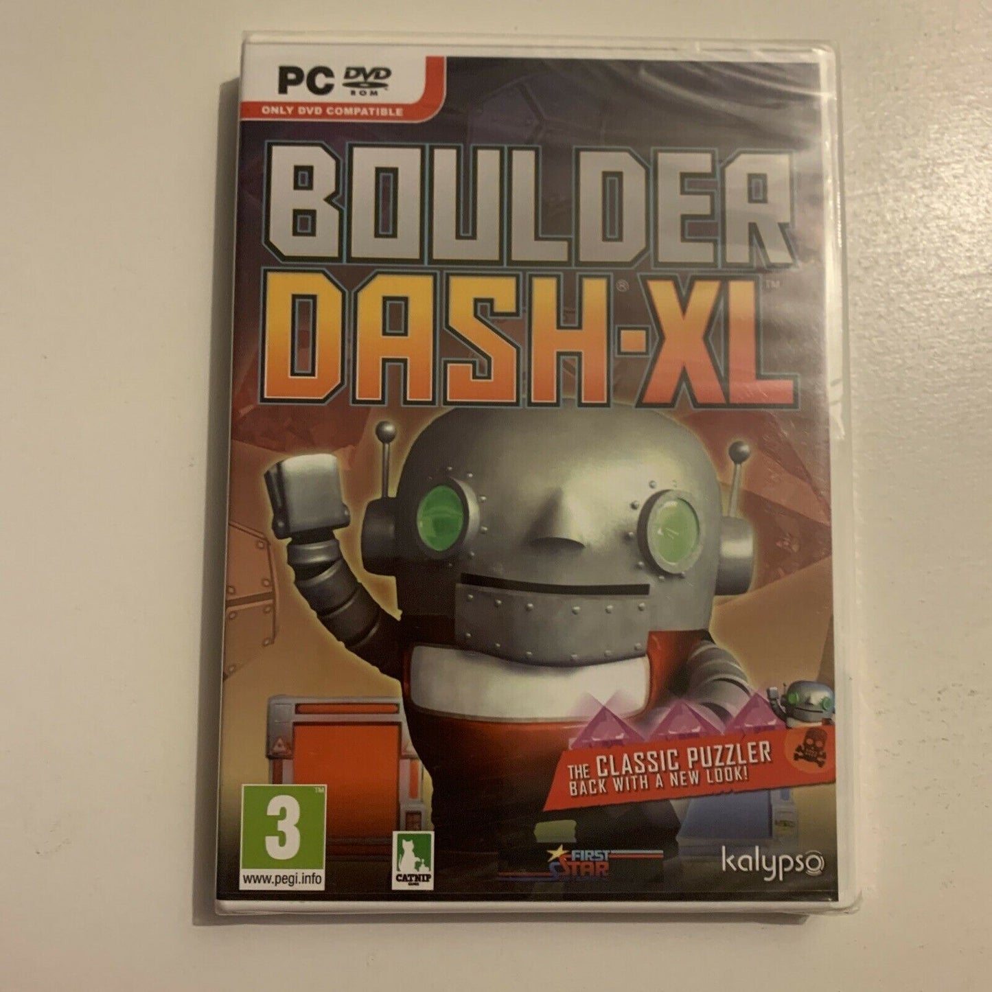 *New Sealed* Boulder Dash XL - PC Windows DVD-ROM Game