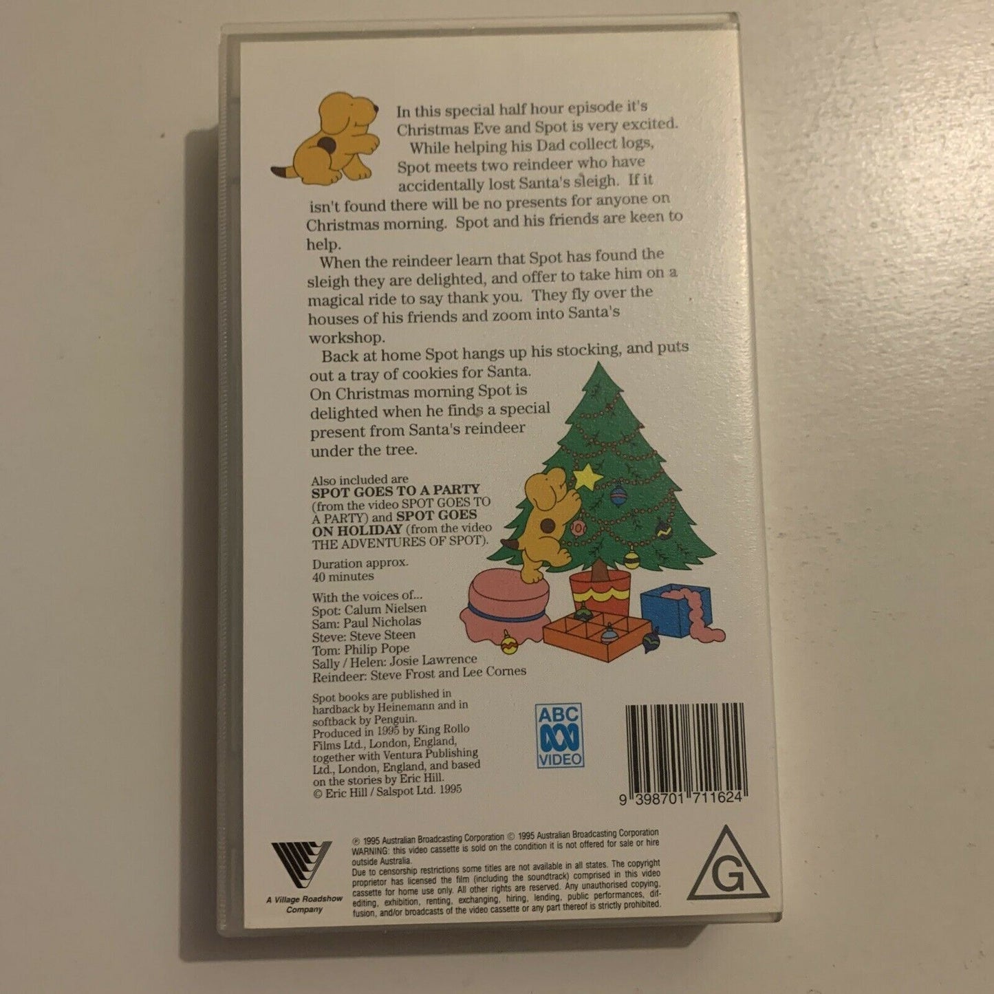 Spot's Magical Christmas (VHS, 1995) PAL