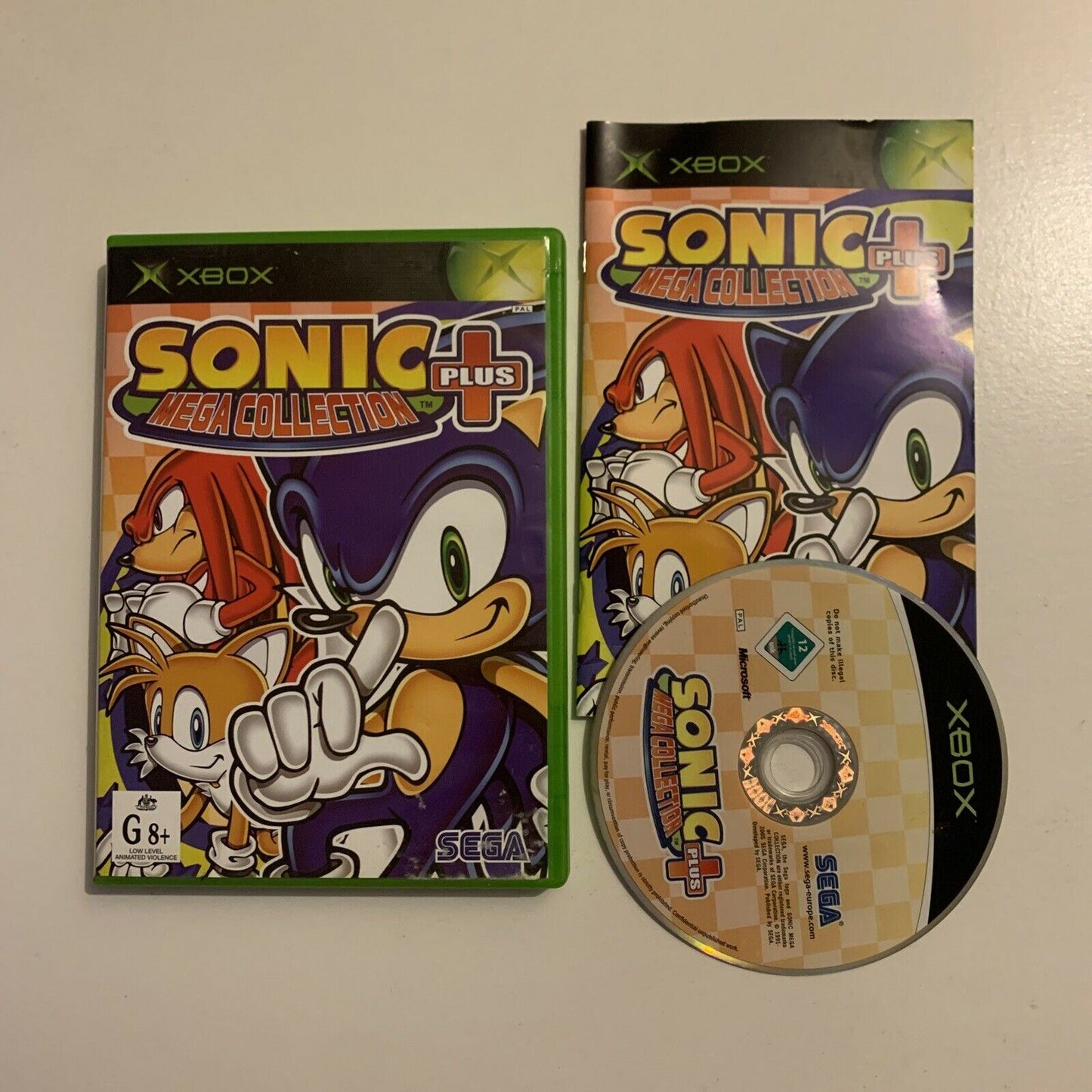 Sonic Mega Collection Plus - Xbox Original With Manual PAL