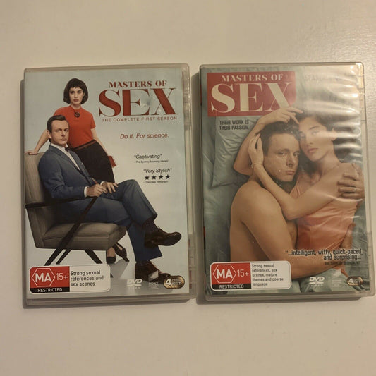 Masters Of Sex : Season 1 & 2 (DVD, 2014, 8-Disc) Region 4&2