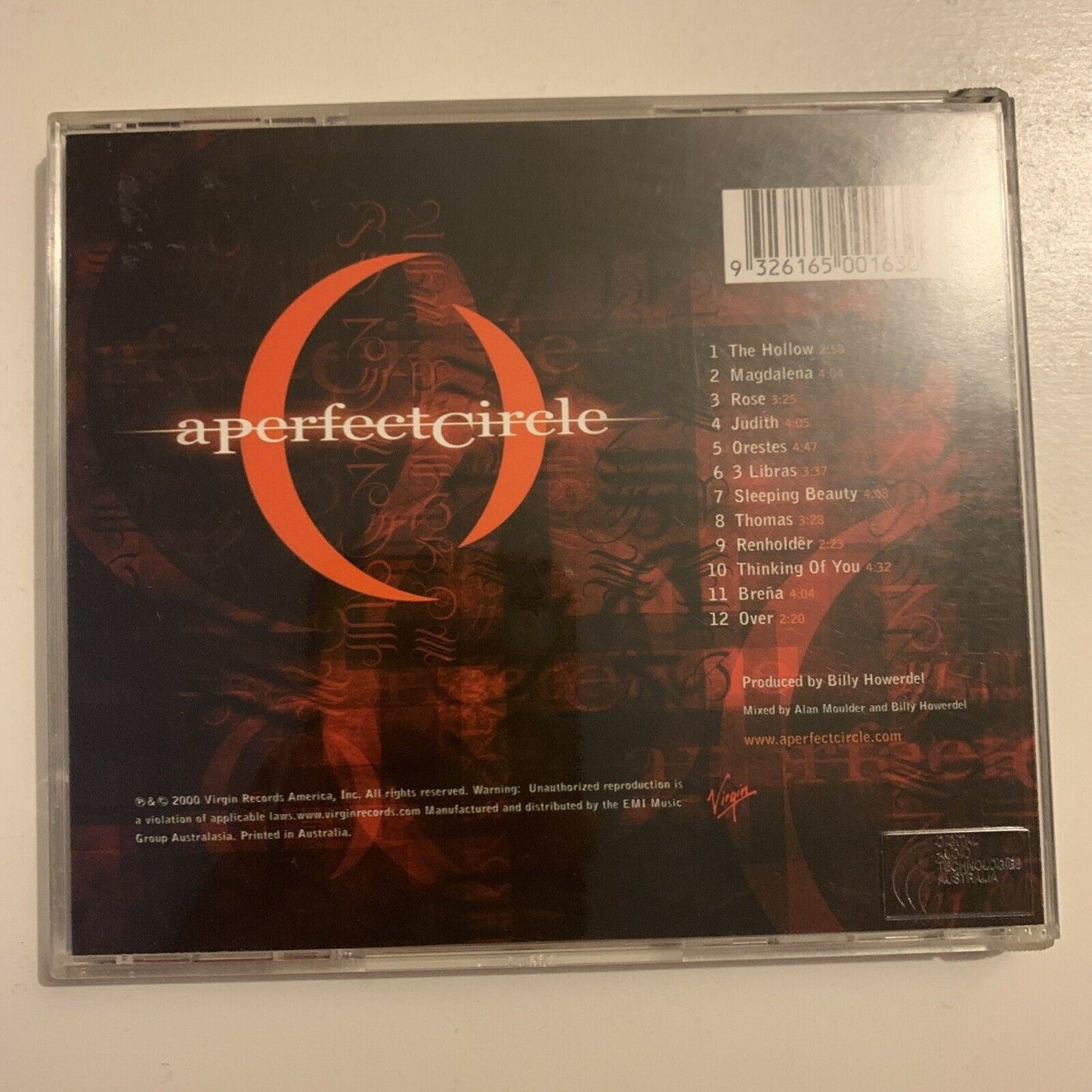 A Perfect Circle - Mer De Noms (CD, 2000)