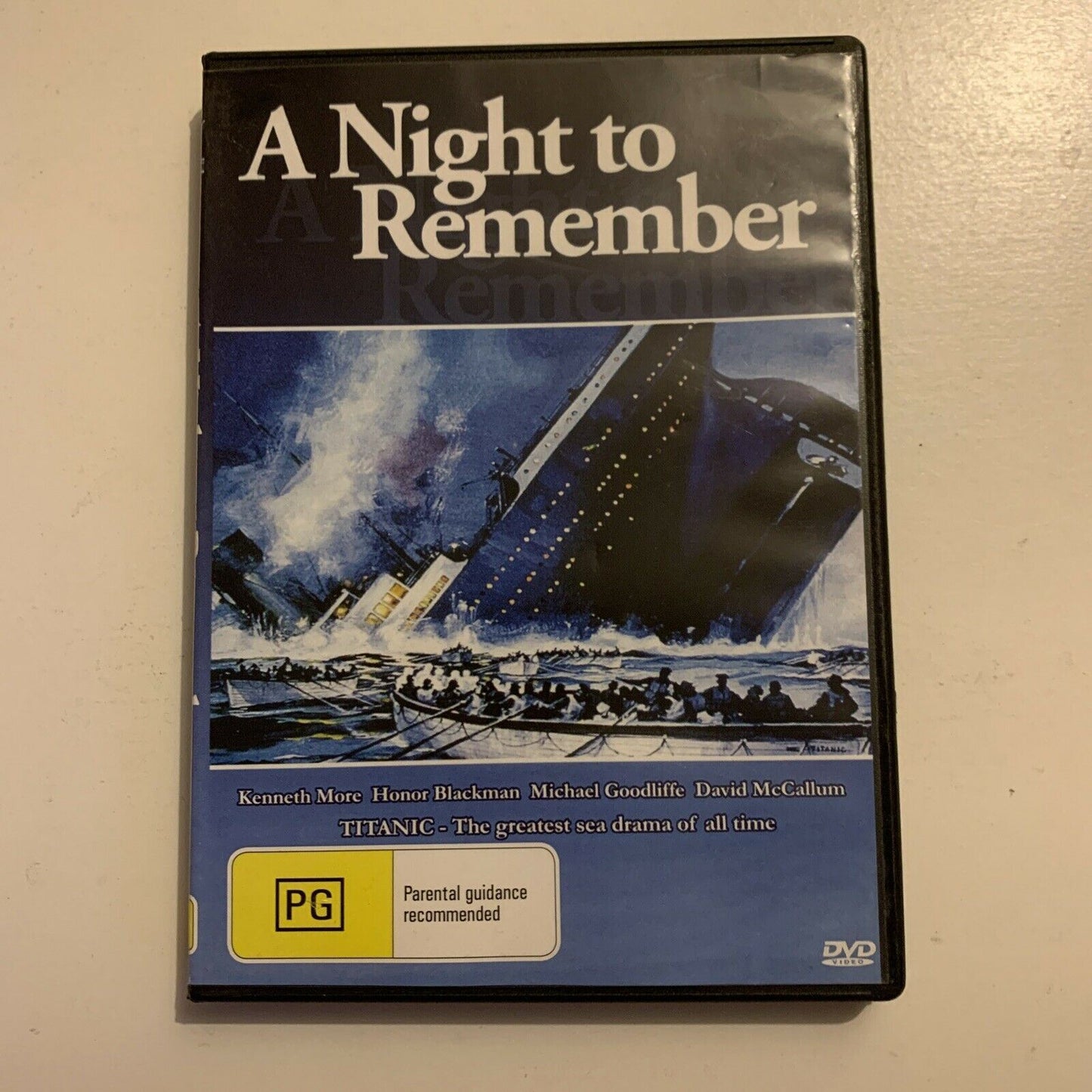 A Night To Remember (DVD, 1958) Honor Blackman, Ronald Ellen All Regions