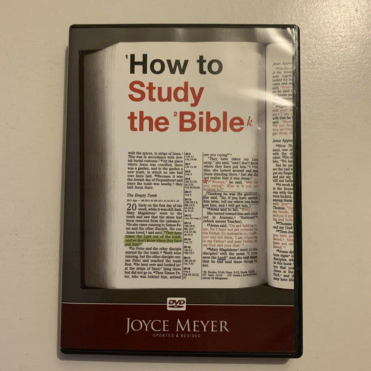 Joyce Meyer: How To Study The Bible (DVD) All Regions
