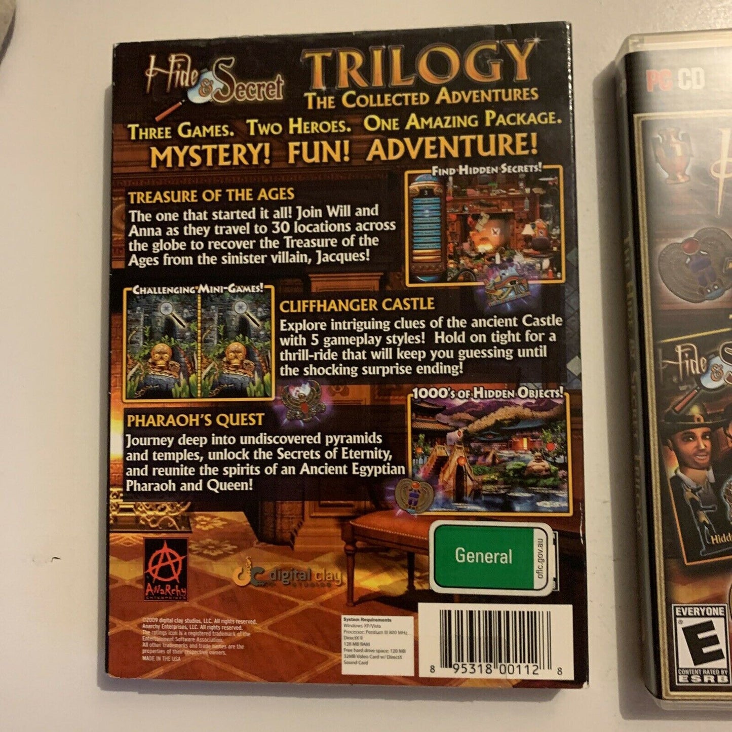 Hide & Secret Trilogy: The Collected Adventures (PC, 2009) Hidden Object Game