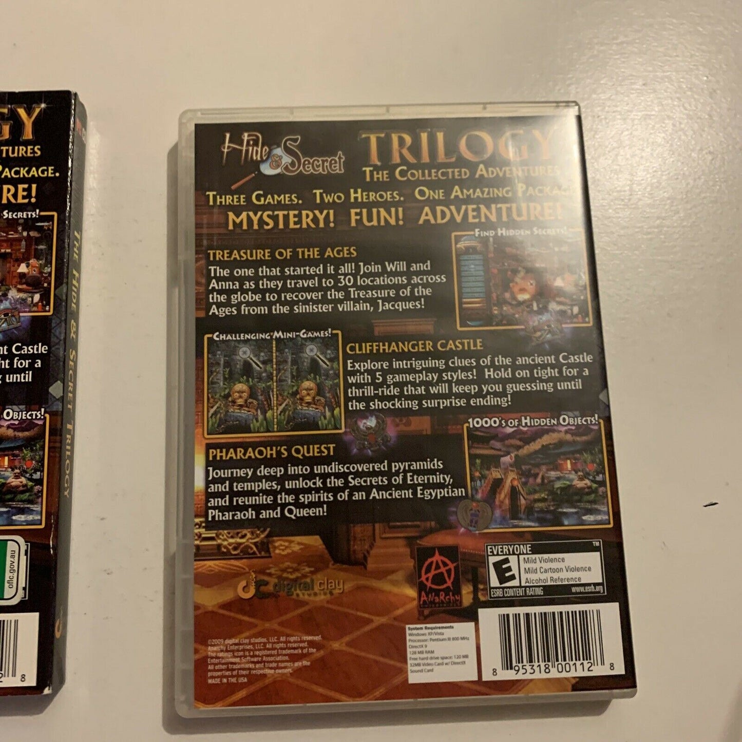 Hide & Secret Trilogy: The Collected Adventures (PC, 2009) Hidden Object Game