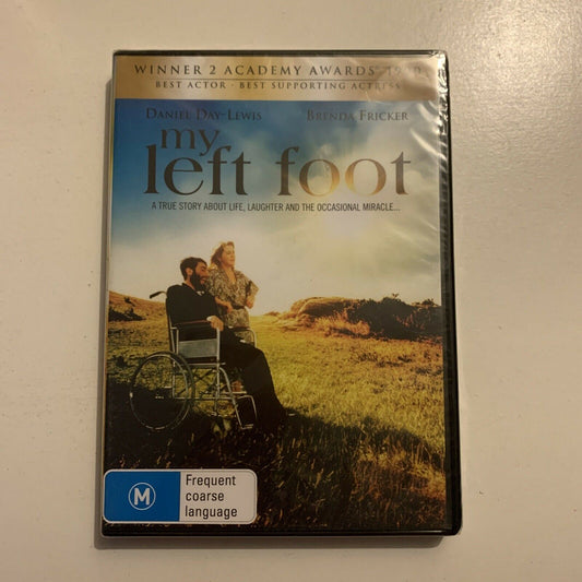 *New Sealed* My Left Foot (DVD, 1989) Daniel Day-Lewis, Brenda Fricker. Region 4