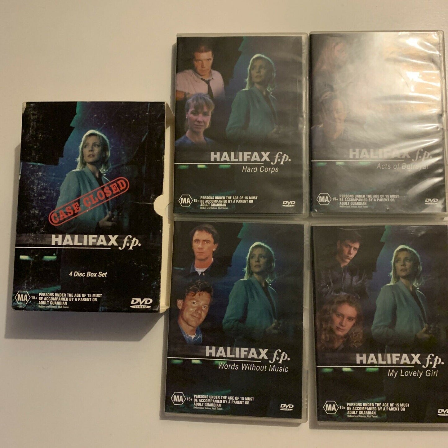 Halifax FP : Case Closed Box Set (DVD, 1995, 4-Disc) Rebecca Gibney. Region 4