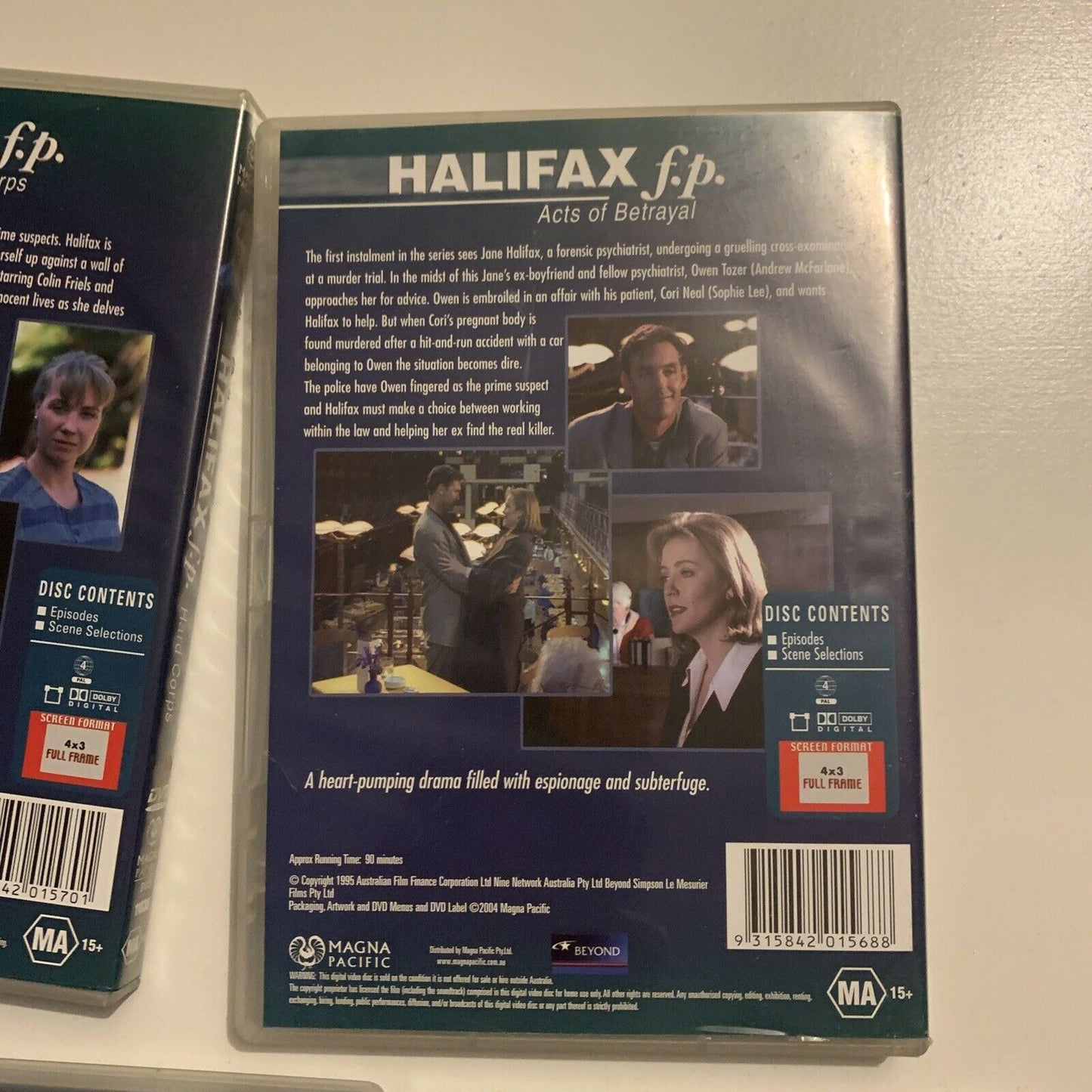 Halifax FP : Case Closed Box Set (DVD, 1995, 4-Disc) Rebecca Gibney. Region 4