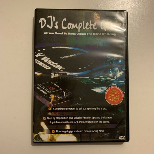 DJ's Complete Guide - All You Need To Know About DJ"Ing (DVD, 2004) All Regions