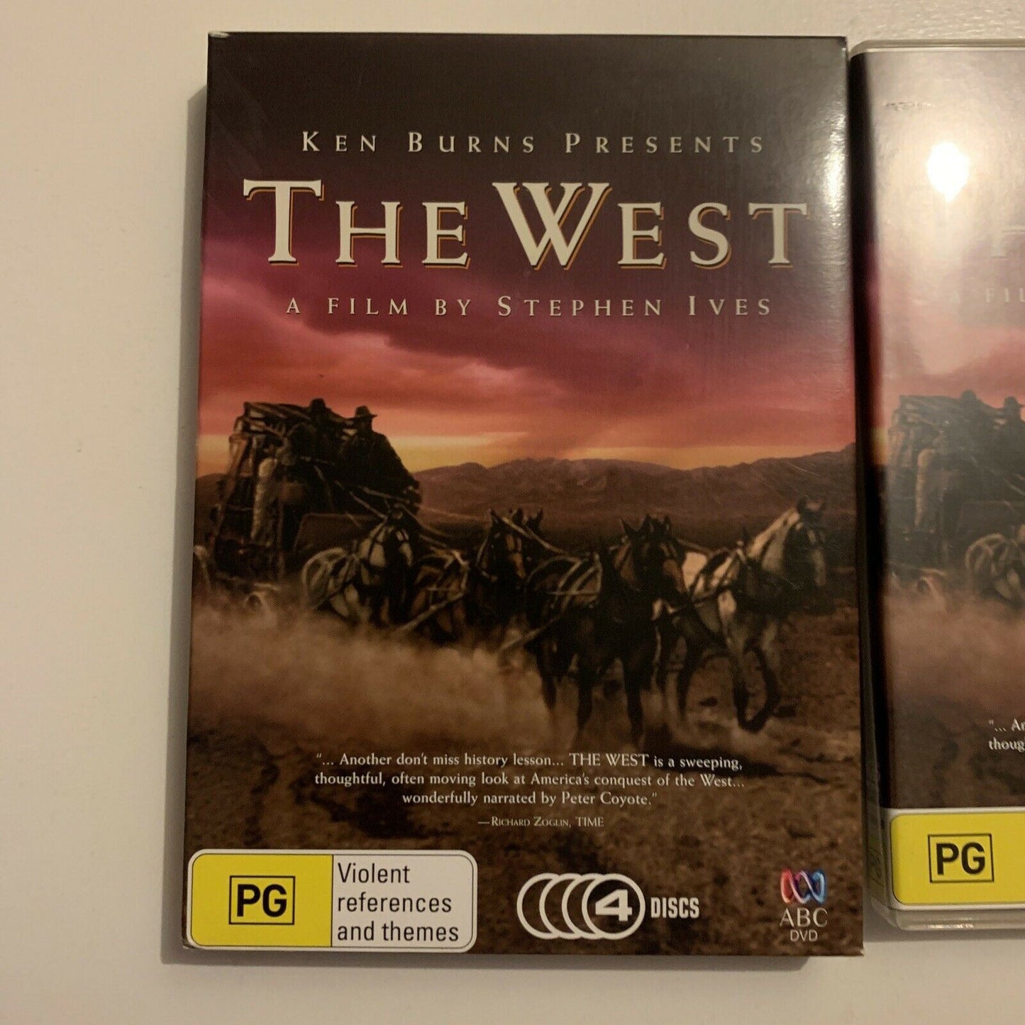 Ken Burns Presents: The West By Stephen Ives (DVD, 2010, 4-Disc) Region 4