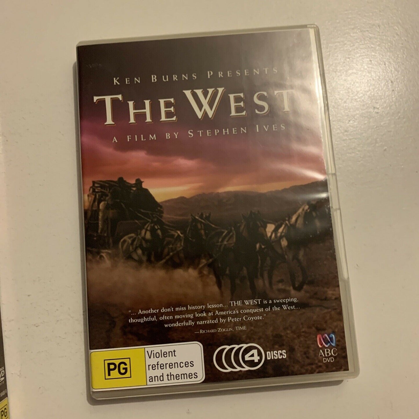 Ken Burns Presents: The West By Stephen Ives (DVD, 2010, 4-Disc) Region 4