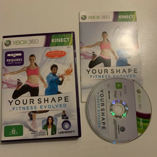 Your Shape Fitness Evolved - Microsoft Xbox 360 PAL Game With Manual