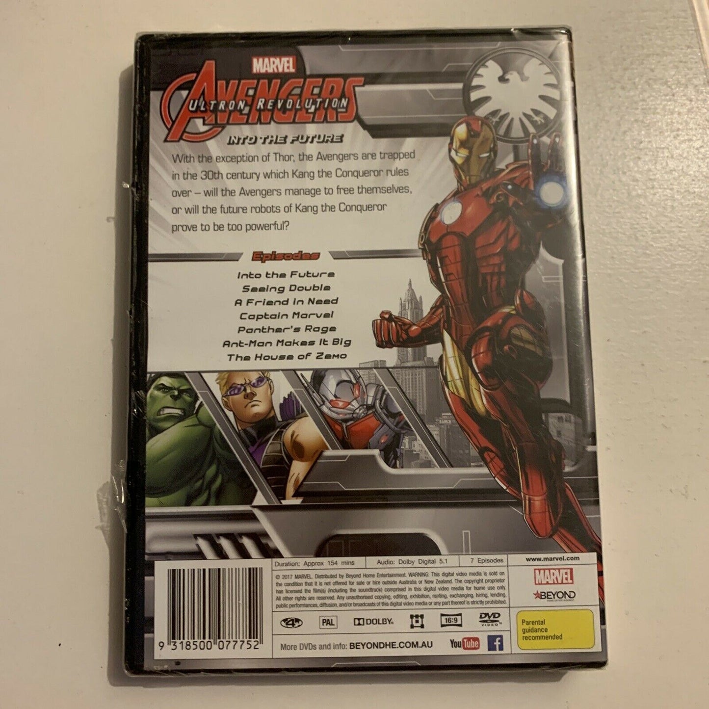 *New Sealed* Avengers Ultron Revolution - Into The Future (DVD, 2017) Region 4