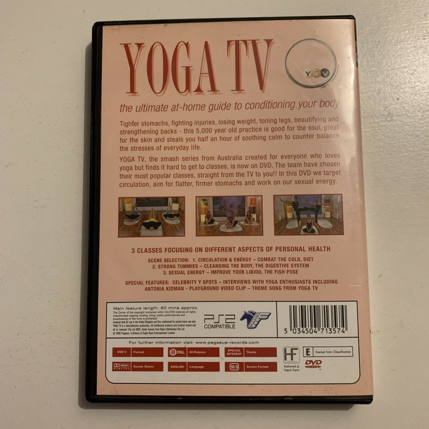 Yoga TV - Ultimate Guide To Conditioning Your Body (DVD, 2004) All Regions