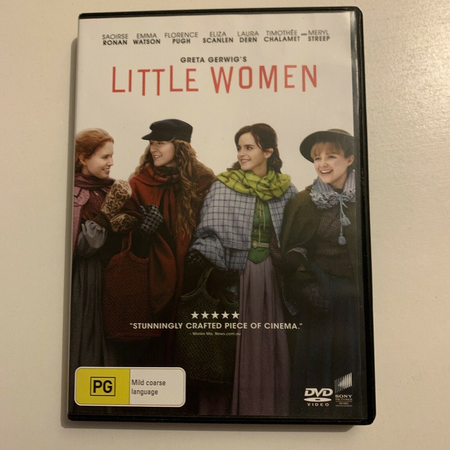 Little Women (DVD, 2019) Emma Watson, Laura Dern, Meryl Streep. Region 4&2