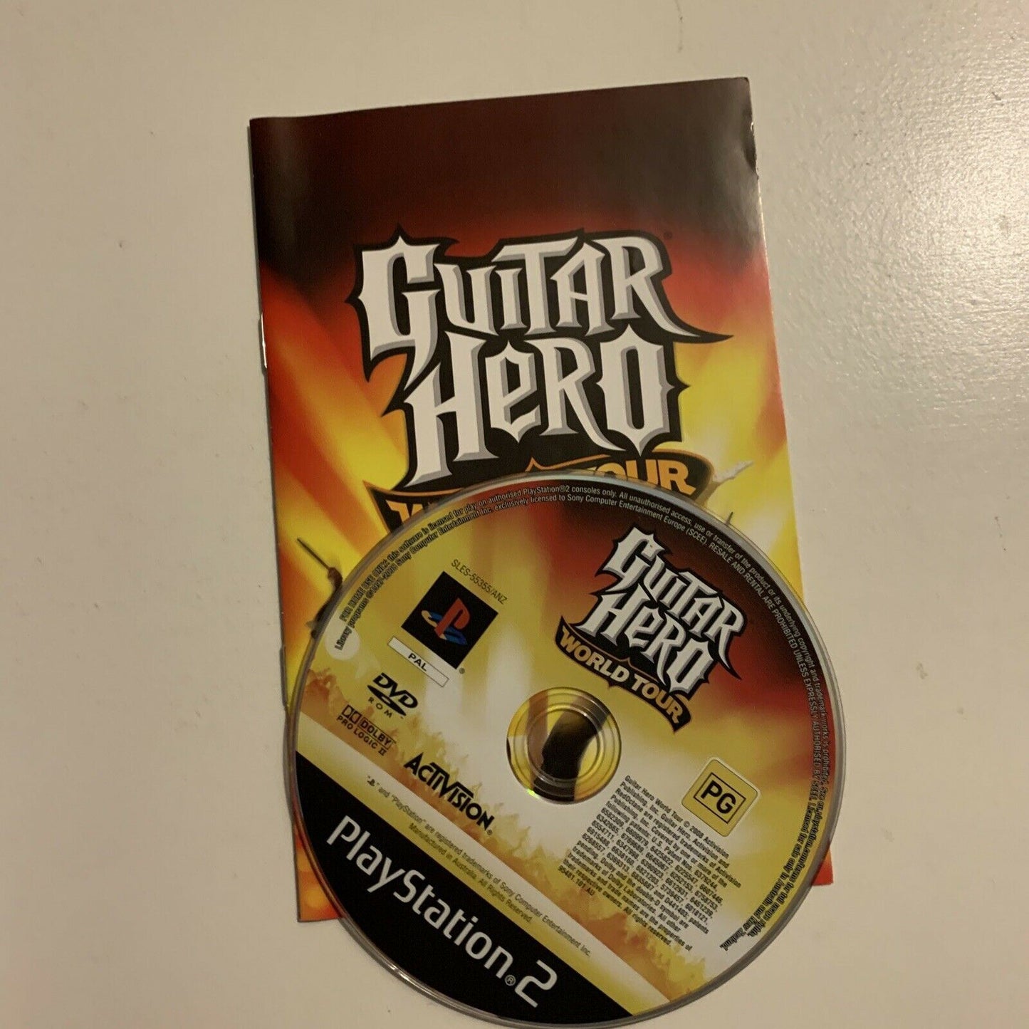 Guitar Hero - World Tour PlayStation 2 PS2 With Manual PAL