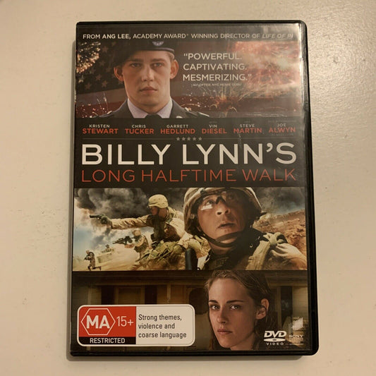 Billy Lynns Long Halftime Walk (DVD, 2016) Joe Alwyn, Garrett Hedlund Region 4&2
