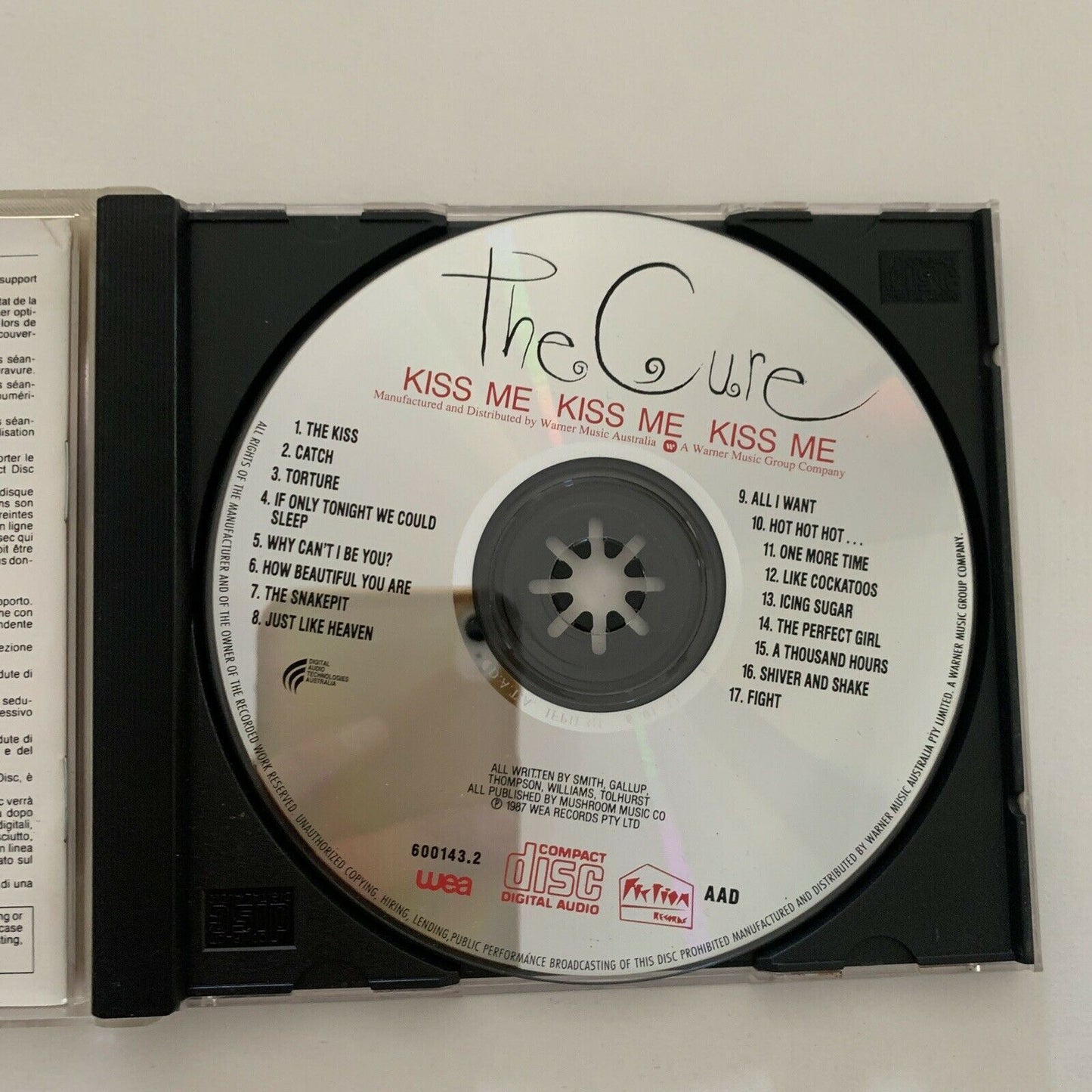 The Cure – Kiss Me Kiss Me (CD, 1987)