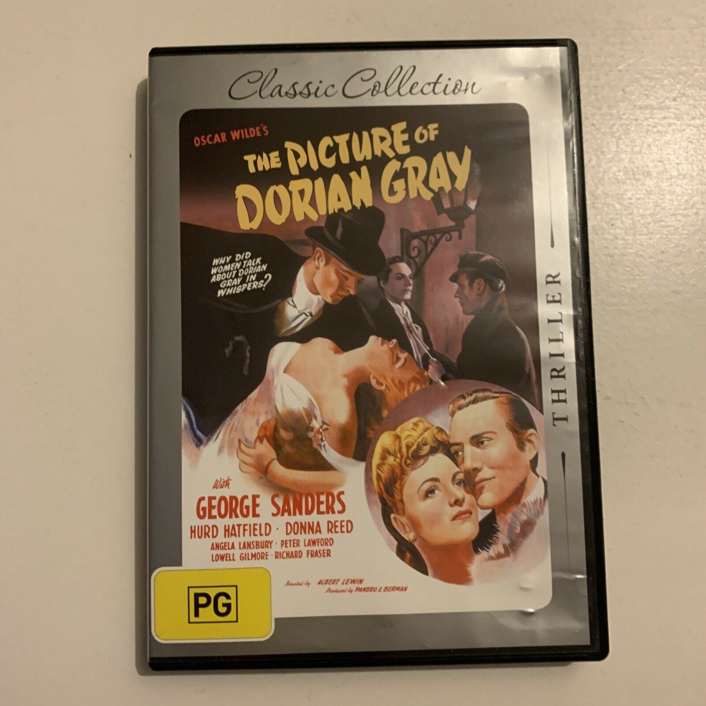 Picture Of Dorian Gray (DVD, 1945) Angela Lansbury, Peter Lawford, Region 4