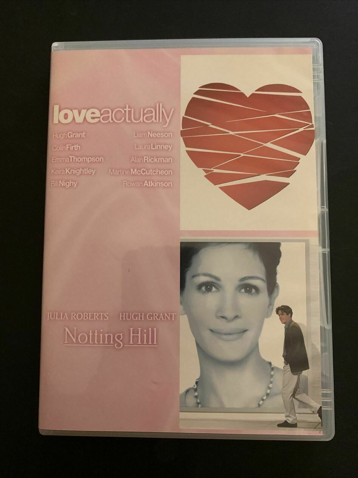 Love Actually / Notting Hill (DVD) Hugh Grant, Julia Roberts - Region 4