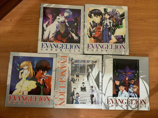 Evangelion Chronicle Magazine Anime Series Guide ALL Complete Collection! *RARE*