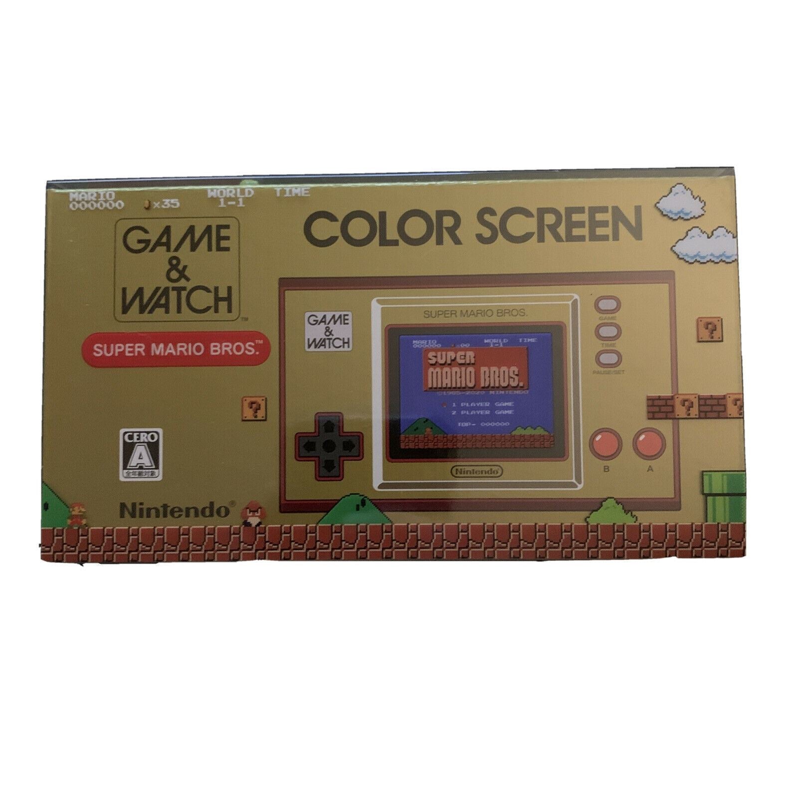 Nintendo Super Mario Bros. Game & Watch 2020 Japanese Factory Sealed ...