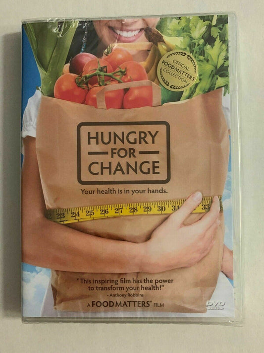 *New Sealed* Hungry For Change - Your Health Is In Your Hands (DVD) Documentary