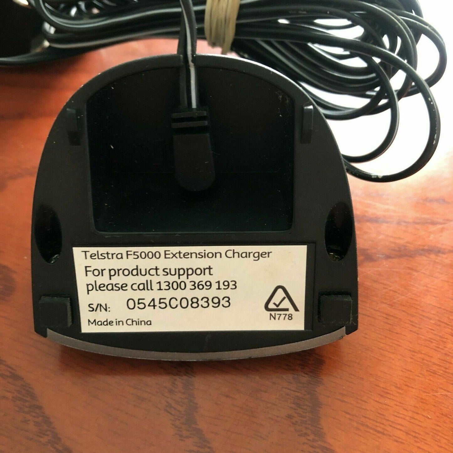 Genuine Telstra F5000 Extension Base Charger & AC Adapter 6v 300mA