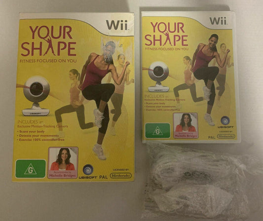 Your Shape Fitness with USB Motion Tracking Camera - Nintendo Wii PAL Game