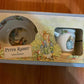Wedgewood Peter Rabbit 2pc Set: Mug & Christening Bowl 1991
