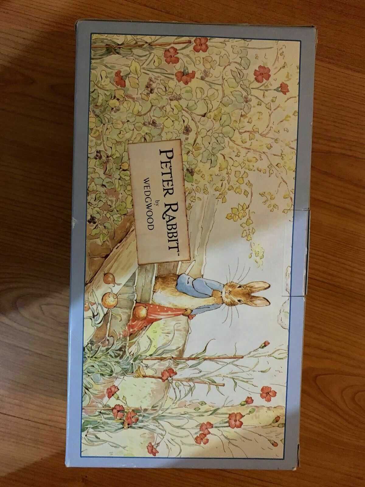 Wedgewood Peter Rabbit 2pc Set: Mug & Christening Bowl 1991