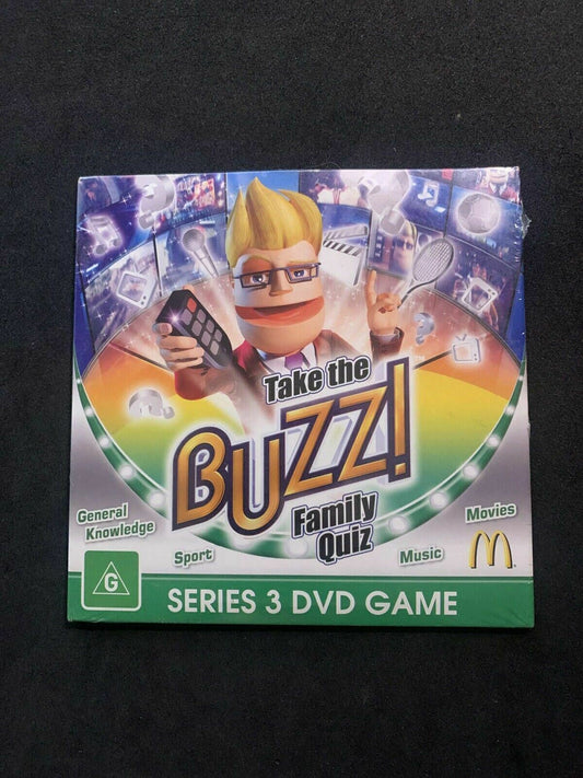 *New Sealed* McDonald's - Buzz! Family Quiz DVD Game - Play On Your DVD Player