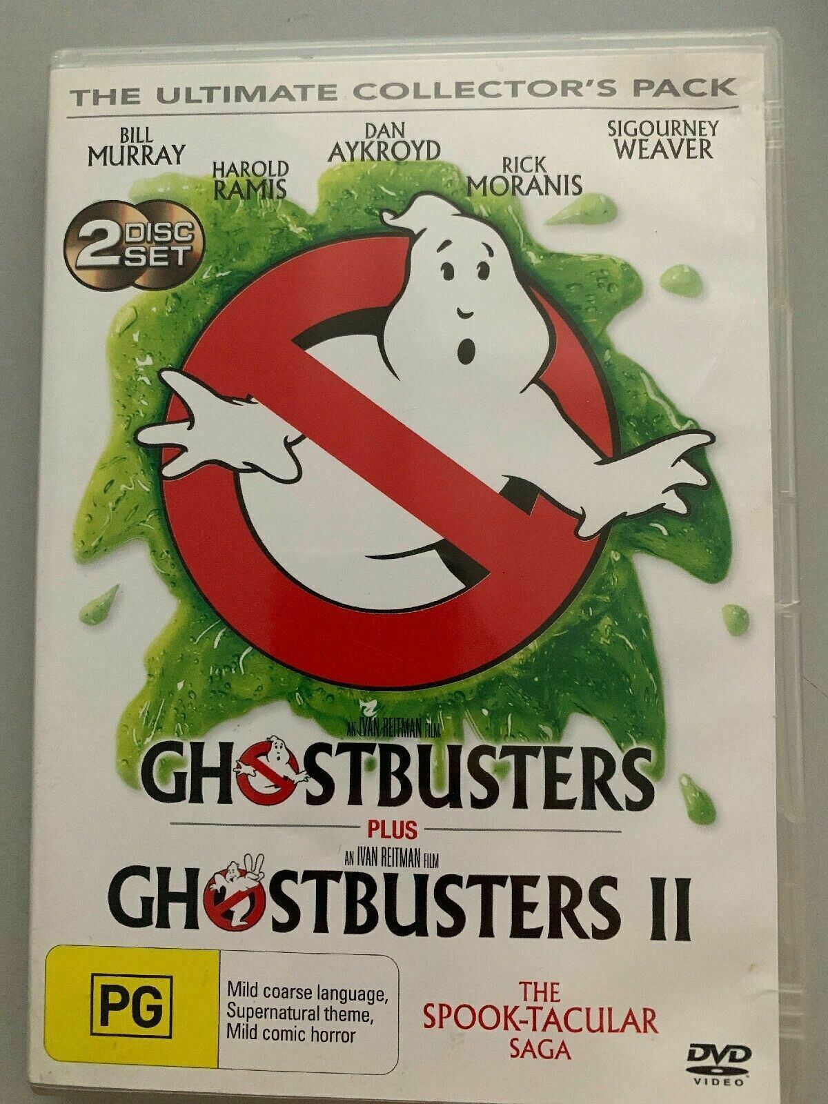 Ghostbusters 1 & 2 (DVD) Bill Murray, Harold Ramis, Dan Aykroyd. Region 4