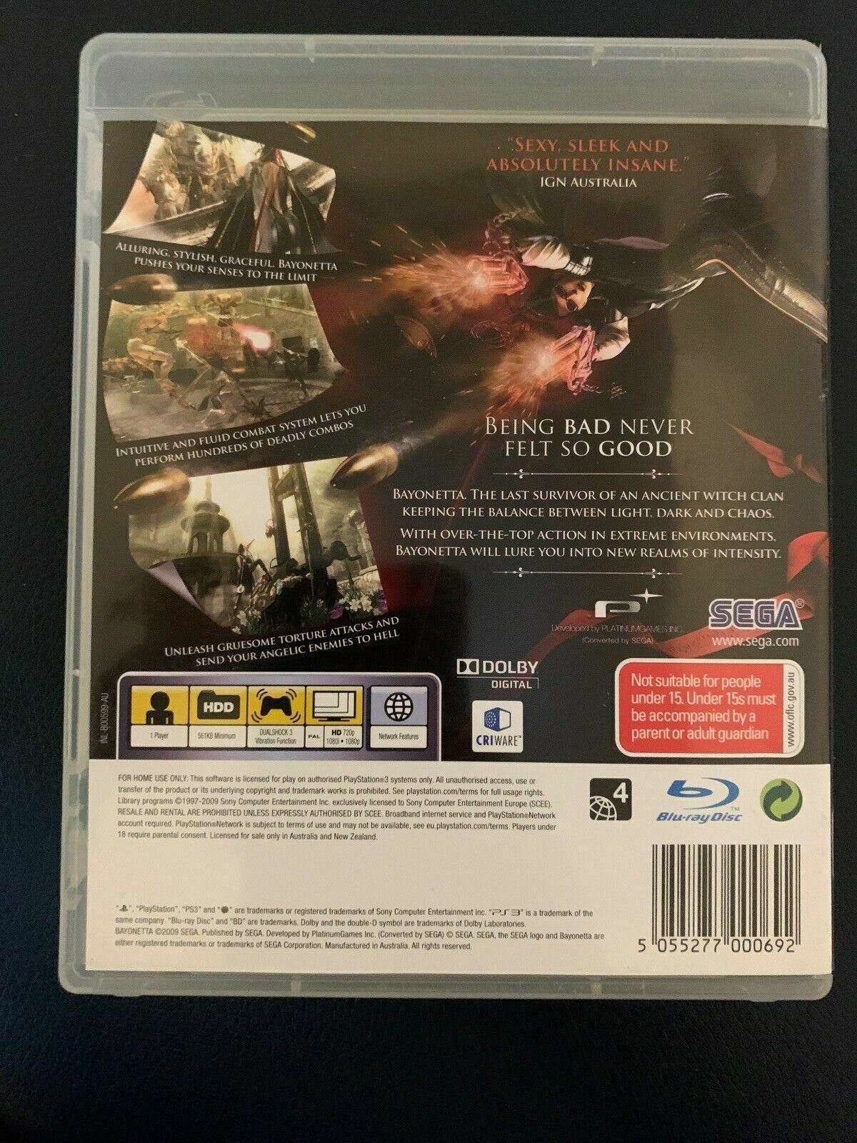 Bayonetta - Sony PlayStation 3 PS3 Game Complete with Manual