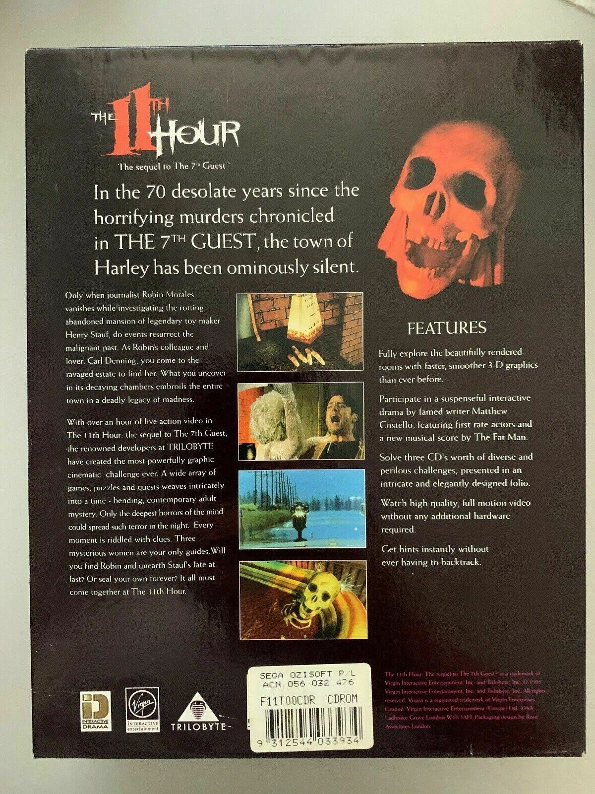 The 11th Hour: The Sequel To The 7th Guest - PC Adventure Game