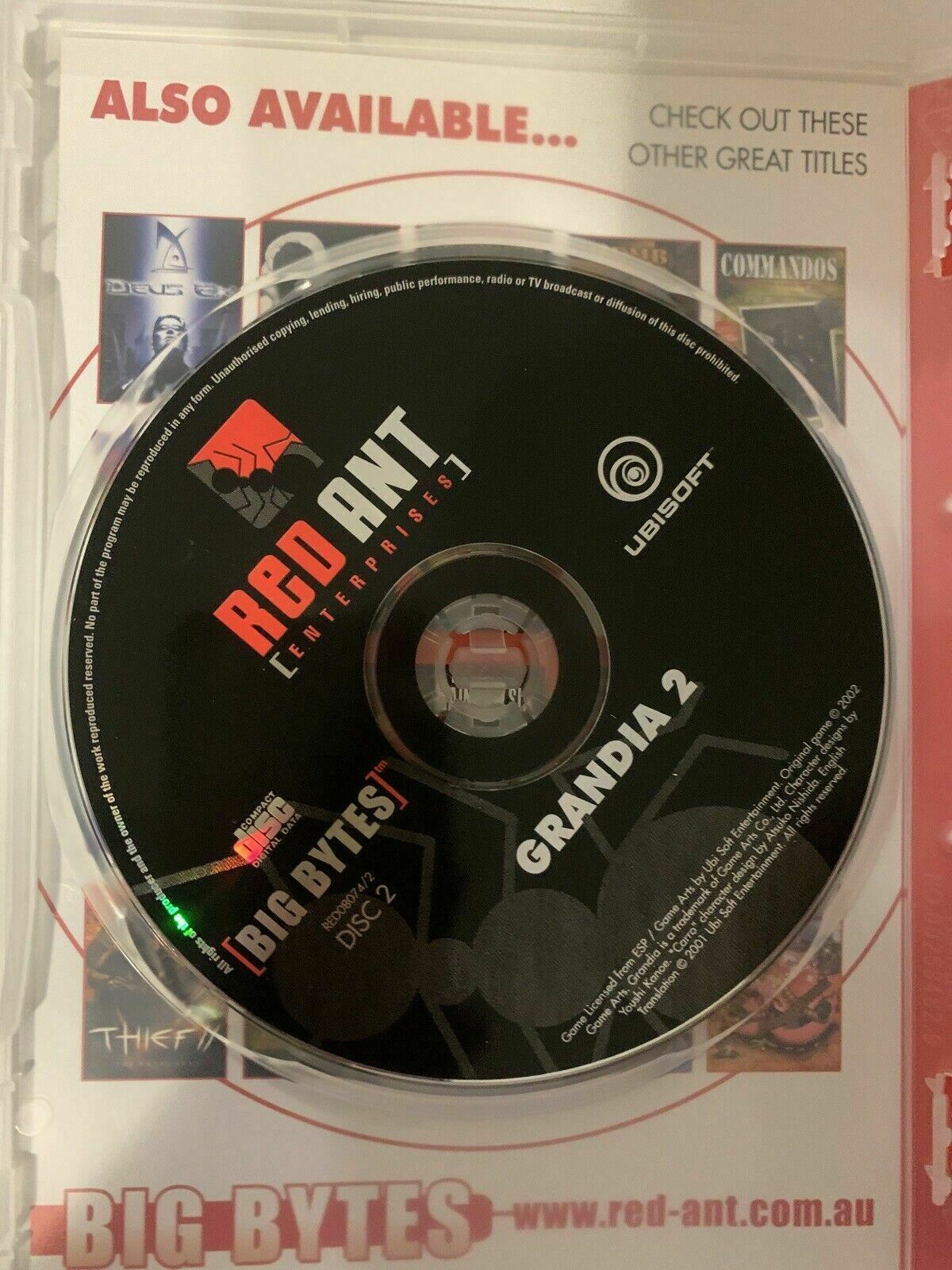 Grandia II 2 - PC CDROM 2002 Classic RPG Game