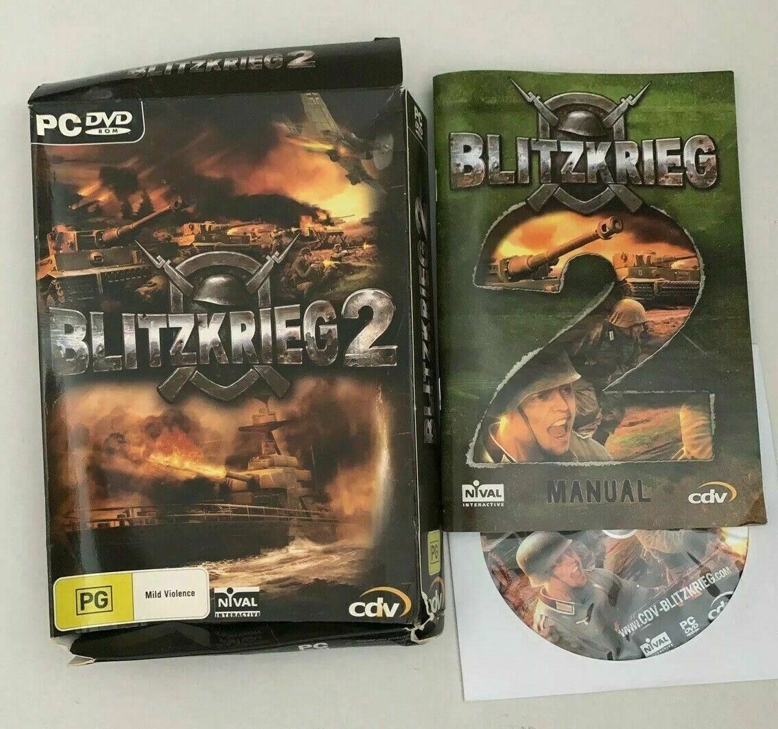 Blitzkrieg 2 - PC DVD Windows Game with Manual